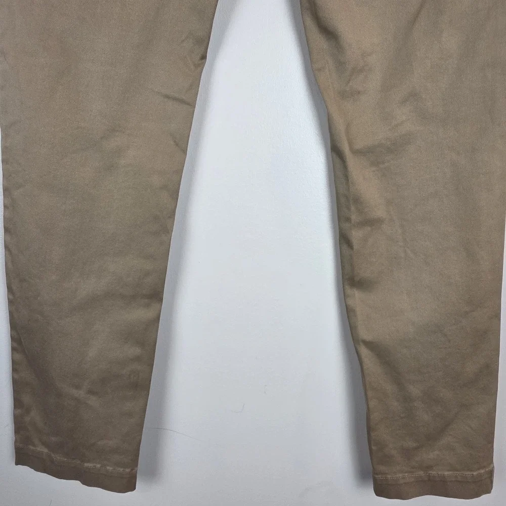 Banana Republic 30x32 Khaki Fulton‎ Skinny Rapid Movement Chino Mens Pants.C135